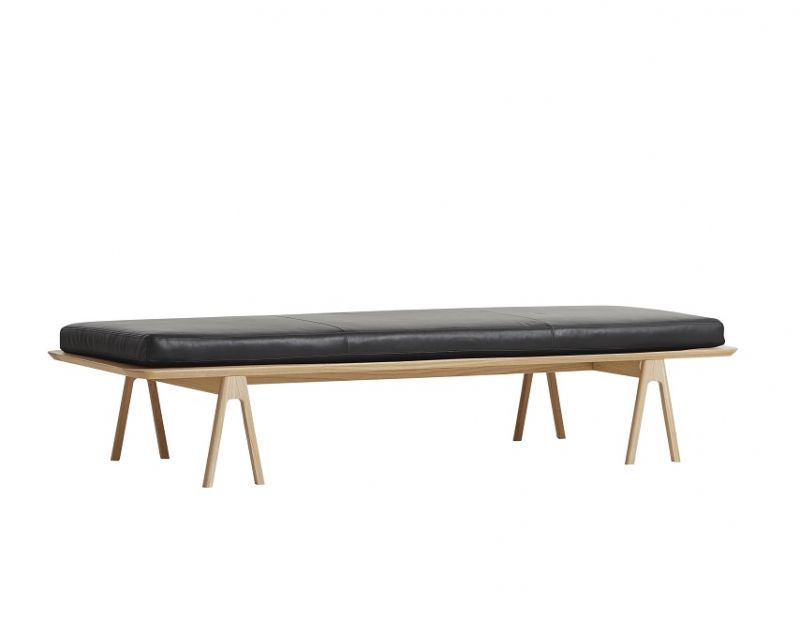 Level Daybed Liege Weiß/Schwarz Woud